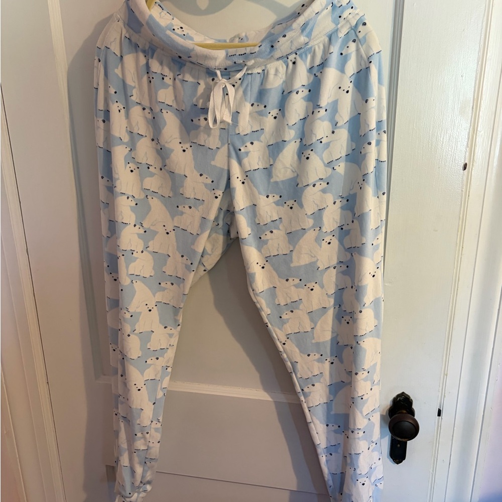 Wondershop Light Blue & White Polar Bear Print Pajama Bottoms